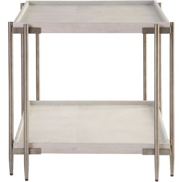Selkie End Table In White Oak