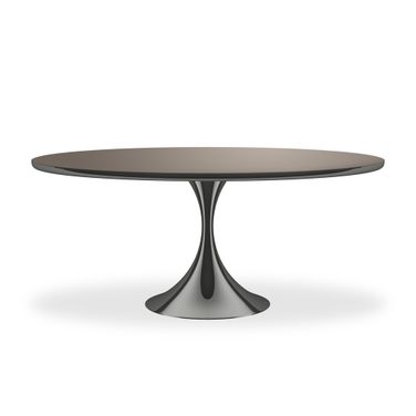 Semper 72 Inch Oval Dining Table In Bronze