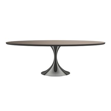 Semper 96 Inch Oval Dining Table In Bronze