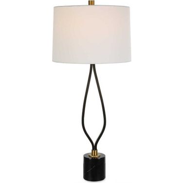 Separate Paths Iron Table Lamp In Black
