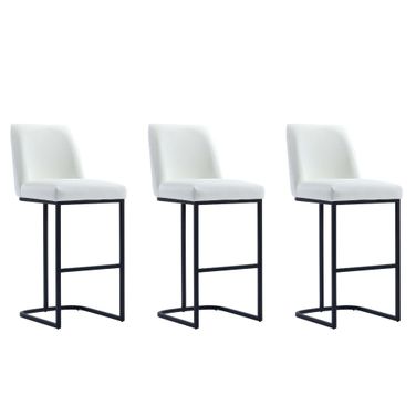 Serena Barstool Set of 3 In White