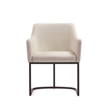 Serena Dining Armchair In Cream