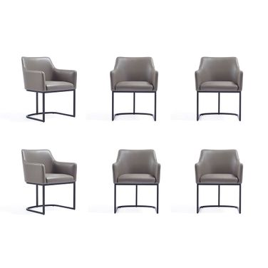 Serena Dining Chair Set of 6 In Grey