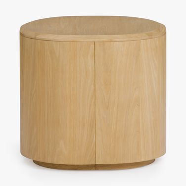 Serena Side Table In Light Natural Oak