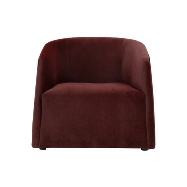 Serenade Lounge Chair In Rocha Merlot