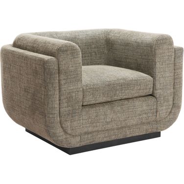 Sereneu Accent Chair In Green Tweed
