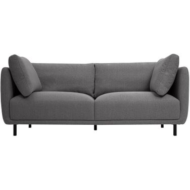 Serenity 79 Inch Fabric Sofa In Dark Gray