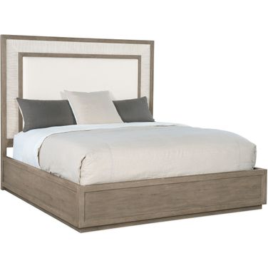 Serenity Rookery King Upholstered Panel Bed