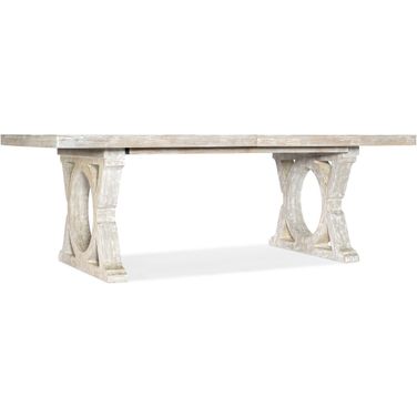 Serenity Topsail Rectangle Dining Table With 2-18 Inch Leaves