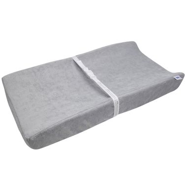 Serta Perfect Sleeper Changing Pad With Plush Cover Set In Light Gray