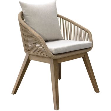 Set of 2 Cabo Dining Armchairs In Natural