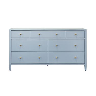 Seven Drawer Chest In Blue