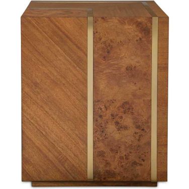 Seven Wonders Wooden Side Table In Woodtone