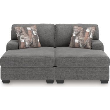 Newellen 2-Piece Super Chaise In Greystone