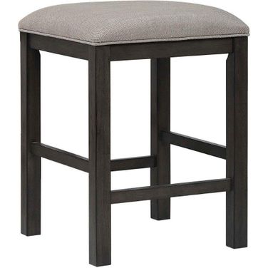 Shades of Gray Backless Upholstered Barstool