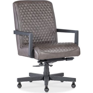 Shadow Executive Swivel Tilt Chair In Brown