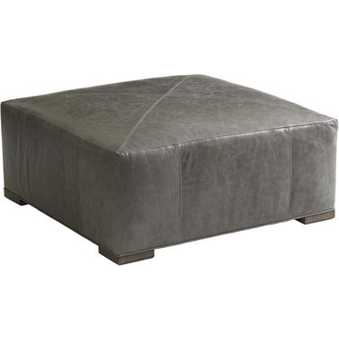 Shadow Play Melina Leather Cocktail Ottoman