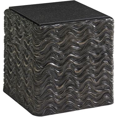 Shadow Play Talk Of The Town Cube End Table In Mist