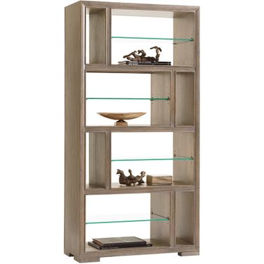 Shadow Play Windsor Open Bookcase In Mist