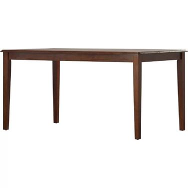 Shaker Rectangular Wood Dining Table In Walnut