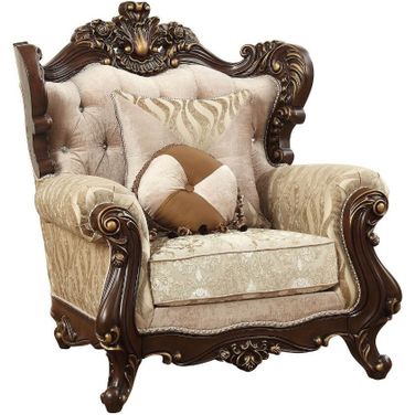 Shalisa Beige Pattern Chair