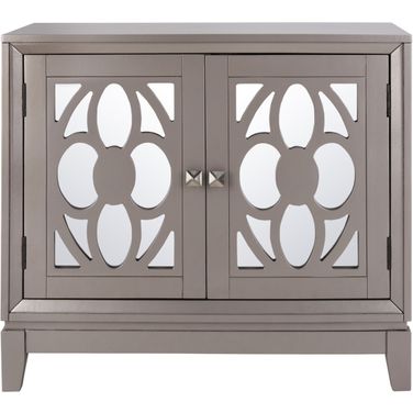 Shannon Champagne and Mirror 2 Door Chest
