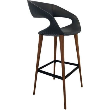 Shape Anthracite Bar Stool