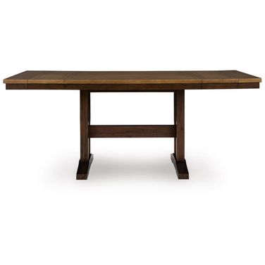 Sharlander Counter Height Dining Extension Table In Light Brown and Dark Brown