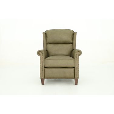 Shasta Push Thru The Arms Recliner In Olive