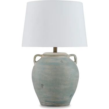 Shawburg Table Lamp In Antique Green