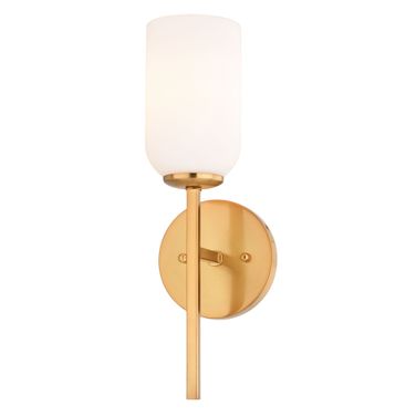 Shelby 5.25 Inch 1 Light Wall Light In Natural Brass