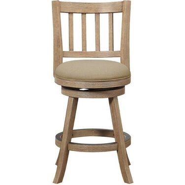 Sheldon 24 Inch Swivel Counter Stool In Oatmeal