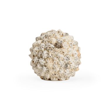 Shell Ball Large In Black and Cream