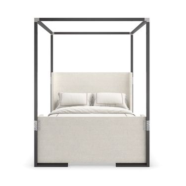 Shelter Me Queen Canopy Bed In White