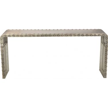 Sheridan Sofa Table In Silver