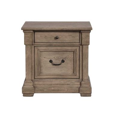Sheringham Nightstand In Weathered Gray