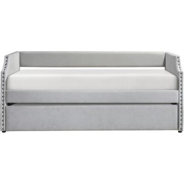Shiloh Twin Daybed with Trundle In Light Gray