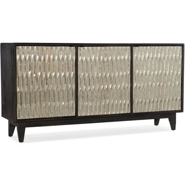 Commerce and Market Shimmer Silver 3 Door Credenza