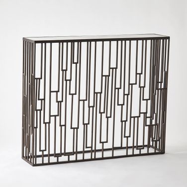 Shingle Hall Console In Bronze