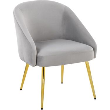 Shiraz Chair In Gold and Silver