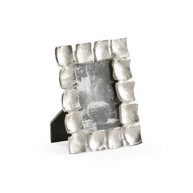 Shoe Buckle Frame (4x6) In Silver