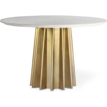 Shore Front Table In Antique Brass