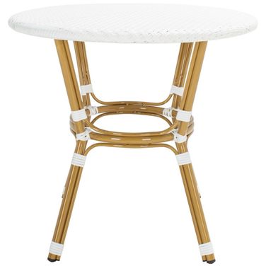 Sidford Rattan Bistro Table in White