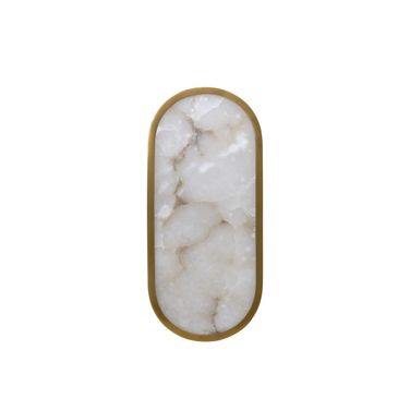 Sidra Sconce In Natural and Antique Brass