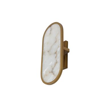 Sidra Sconce In Natural and Antique Brass