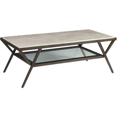 Signature Designs Adamo Cafe Cocktail Table In Medium Brown
