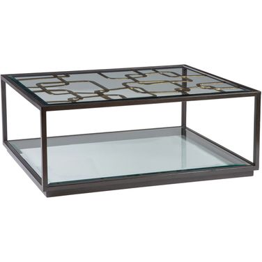 Signature Designs Moxie Rectangular Cocktail Table In Ebony