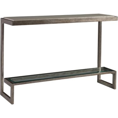 Signature Designs Soiree Console In Silver Leaf