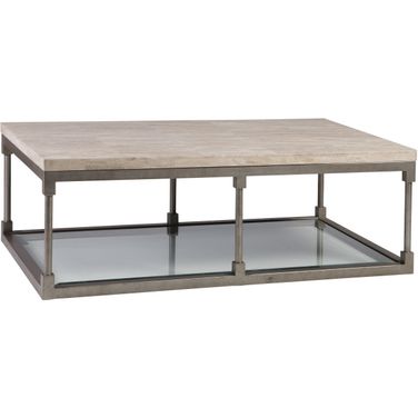 Signature Designs Topa Rect Cocktail Table In Silver Leaf