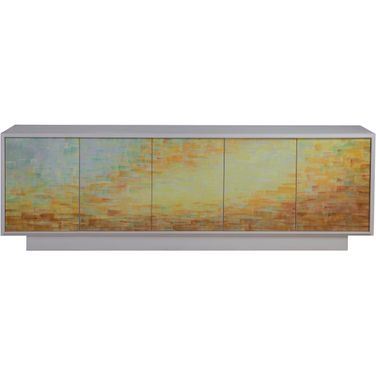 Signature Designs Aurora Media Console In White